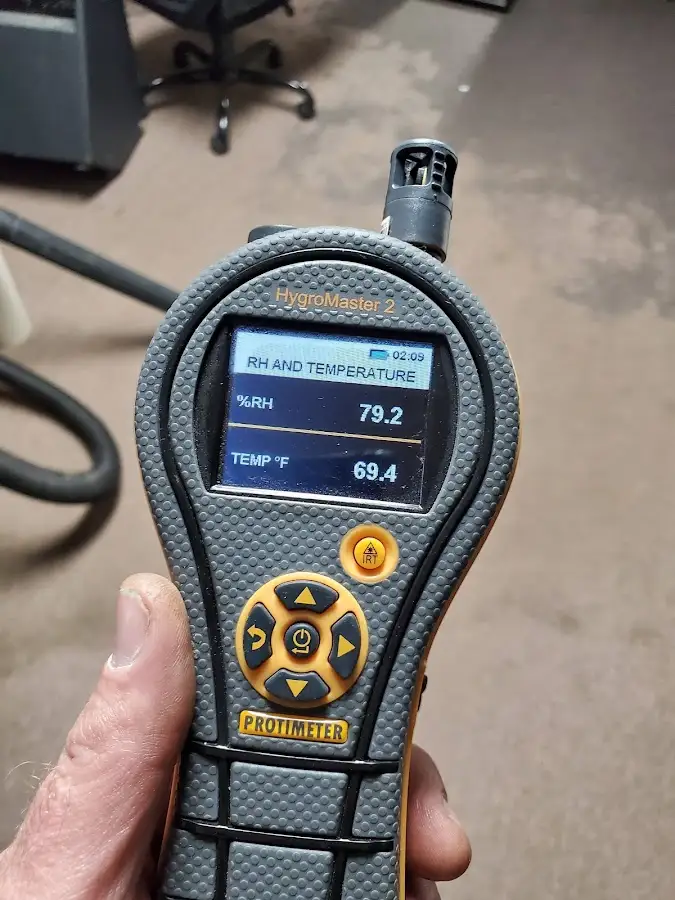 Moisture meter humidity assessment for Fire & Smoke Damage Restoration in Houghton