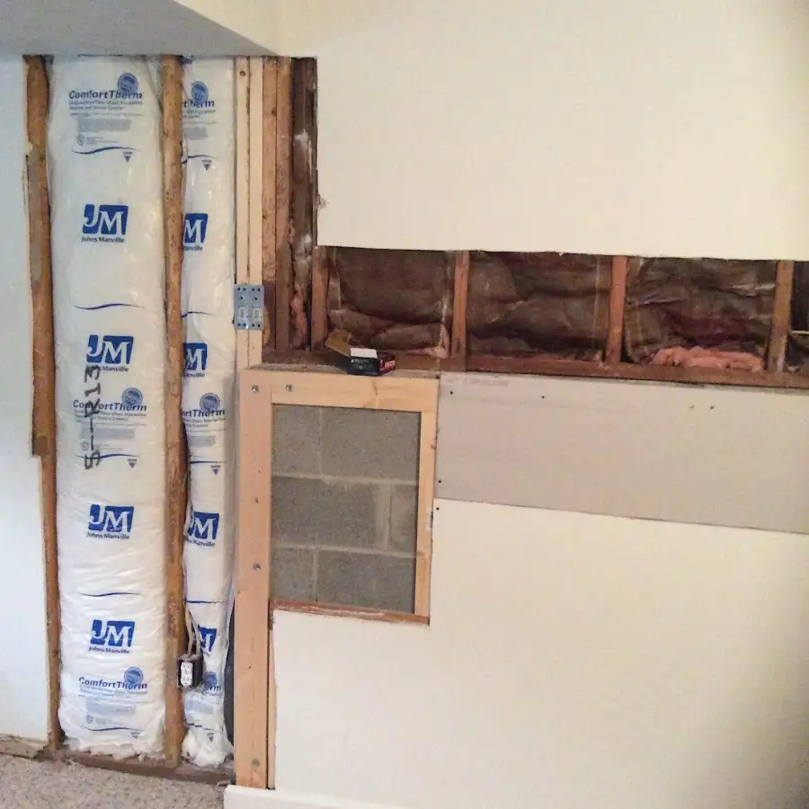 Wall insulation replacement during Odor Removal & Deodorization in Houghton